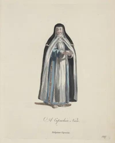 En kapucinernunna av Charles Grignion