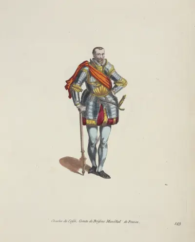 Charles De Cossé, hrabě z Brissacu, maršál Francie, Charles Grignion