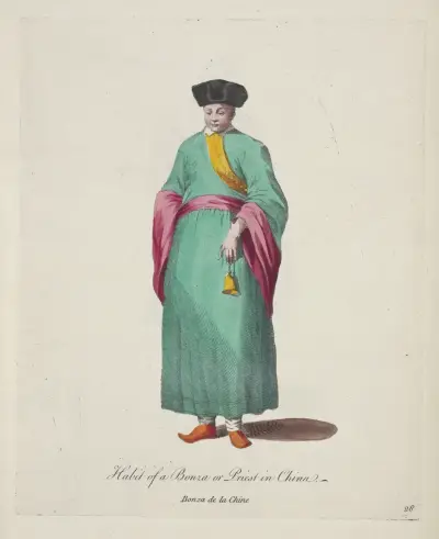 Kroj bonzy neboli kněze v Číně, Charles Grignion