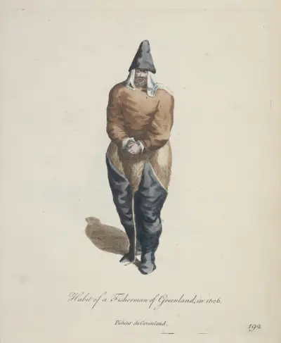 Grönländsk fiskares dräkt 1626 av Charles Grignion