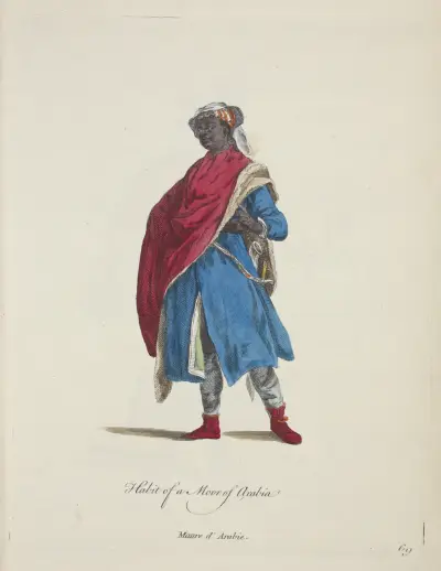 Oblečení arabského Maura, Charles Grignion