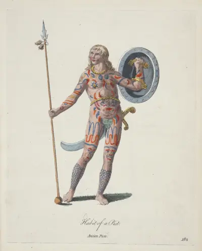 Piktický oděv. Starověký Pikt, Charles Grignion