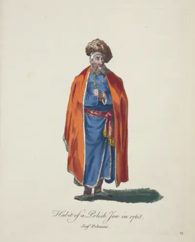 Polský židovský kroj 1768, Charles Grignion