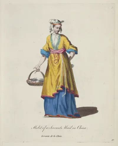 Oděv služebné v Číně, Charles Grignion