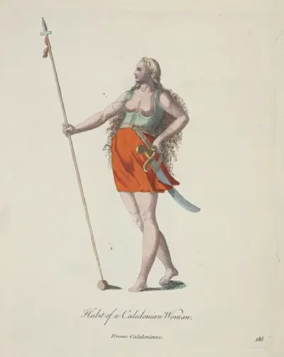 Kaledonská žena, Charles Grignion