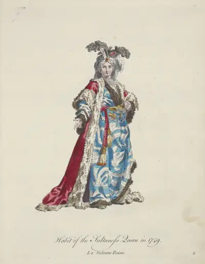 Sultánčin oděv 1749, Charles Grignion