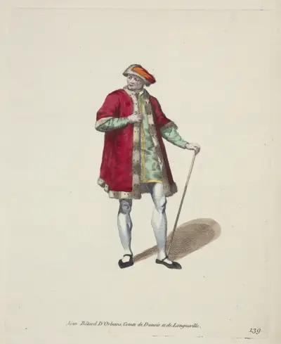 Johan, oäkta son till hertigen av Orléans, greve av Dunois och Longueville av Charles Grignion