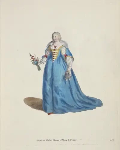 Marie Medicejská, manželka Jindřicha Velikého, Charles Grignion