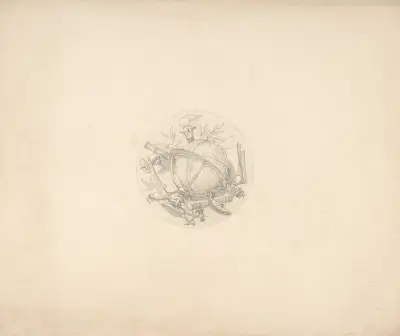 Allegori över de fria konsterna (Astronomi) av Jules-Edmond-Charles Lachaise