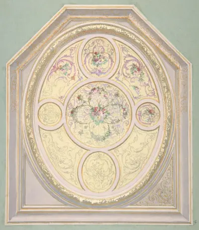 Design for a ceiling – nr 2 av Jules-Edmond-Charles Lachaise