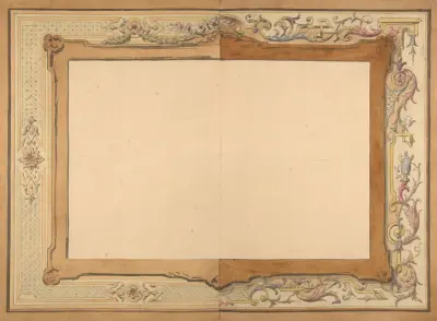 Design for a ceiling – nr 5 av Jules-Edmond-Charles Lachaise