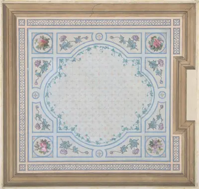 Design för badrumstak, Hôtel Cahen d’Anvers av Jules-Edmond-Charles Lachaise