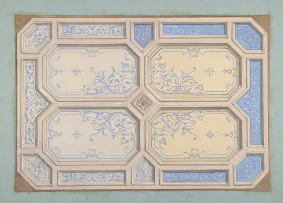 Takdekoration, Hôtel Hope av Jules-Edmond-Charles Lachaise
