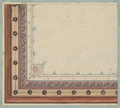 Design för takdekor (1800-talet) av Jules-Edmond-Charles Lachaise