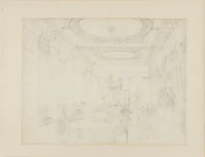 Study for The College of Physicians, from Microcosm of London av Augustus Charles Pugin