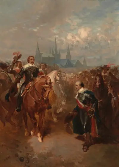 Friedrich Heinrich zieht in Maastricht ein, Anno 1632 von Charles Rochussen