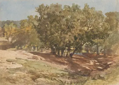 Utsikt vid Beekhuizen, på Zijpenberg av Charles Rochussen