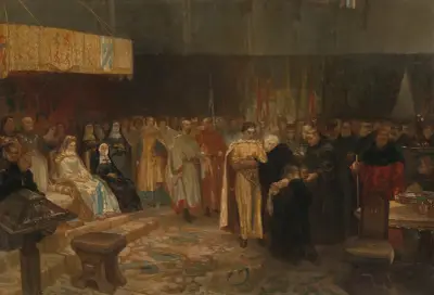 Melis Stoke mit Graf Floris V. von Charles Rochussen
