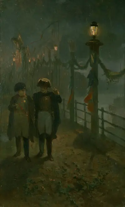 Napoleon in Amsterdam, anno 1811 von Charles Rochussen