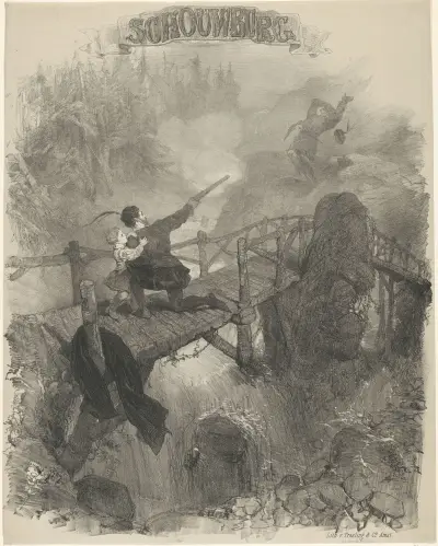 Scene from the ballet ‘The Black Devil’ av Charles Rochussen