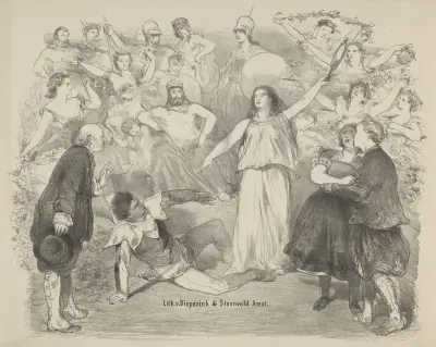 Scene from the play ‘Truth and Lies’ av Charles Rochussen