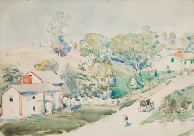 Landstraße von Childe Hassam