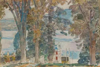 Newburgh, New York av Childe Hassam