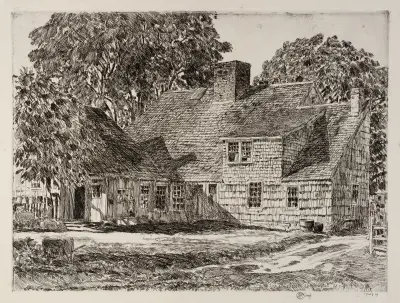 Altes Dominy-Haus von Childe Hassam