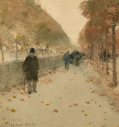 Quai du Louvre von Childe Hassam