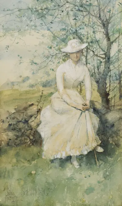 Frühling von Childe Hassam
