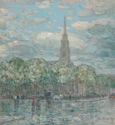 St. Mark’s in the Bowery av Childe Hassam
