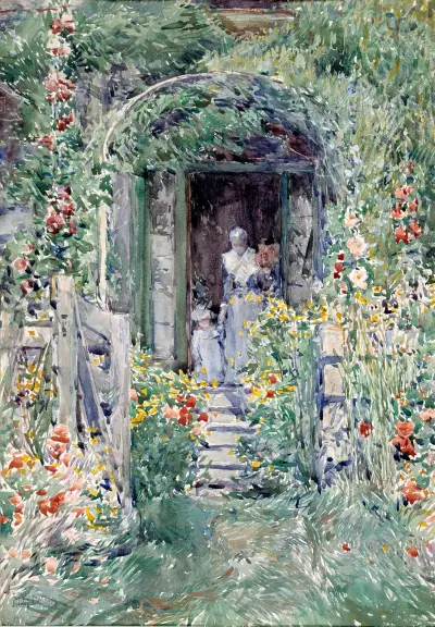 Trädgården i sin prakt av Childe Hassam