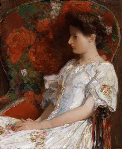 The Victorian Chair av Childe Hassam