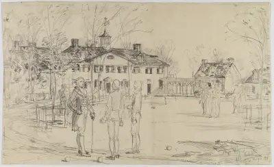 Washington in Mount Vernon, 1931 von Childe Hassam