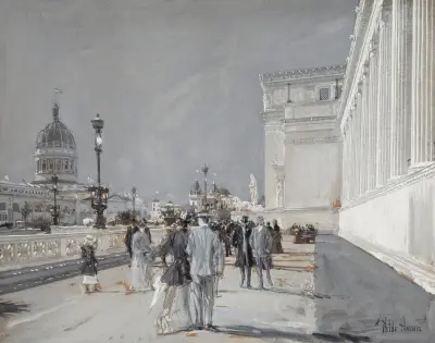 Världsutställningen i Chicago av Childe Hassam