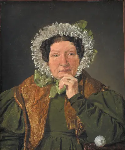 Portrait of the Artist´s Mother, Cecilia Margrethe Købke, née Petersen av Christen Købke