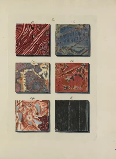 Afbeelding der marmor soorten Pl.023 av Jan Christiaan Sepp