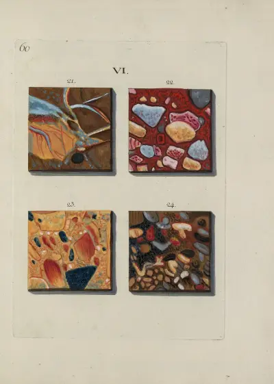 Afbeelding der marmor soorten Pl.060 av Jan Christiaan Sepp