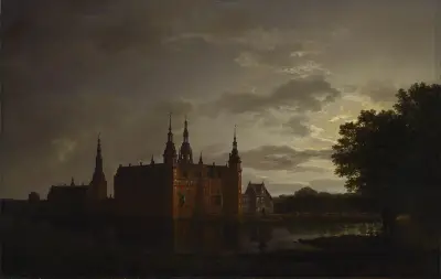 Frederiksborg Castle av Johan Christian Dahl
