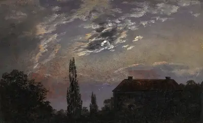 Månskenslandskap av Johan Christian Dahl
