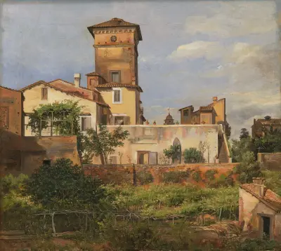 The Villa Malta, Rome von Johan Christian Dahl