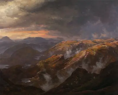 Utsikt från Lyshornet av Johan Christian Dahl