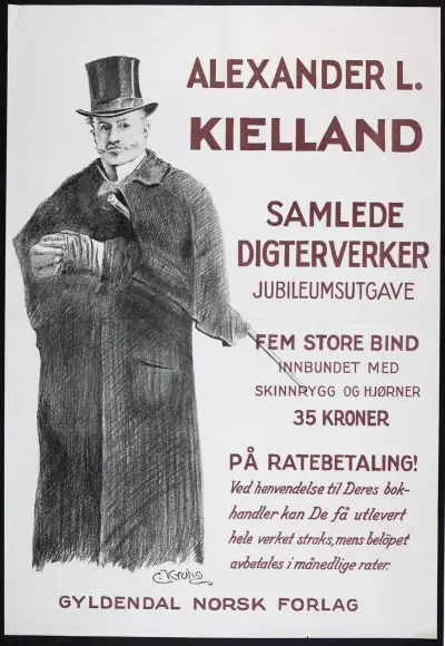 Alexander L. Kielland; Samlade dikter, jubileumsutgåva av Christian Krohg