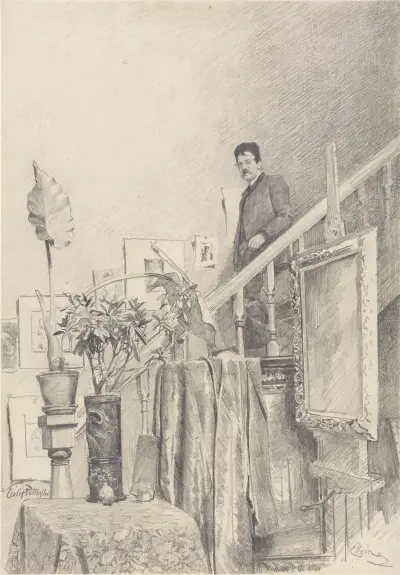 Eilif Peterssen av Christian Krohg
