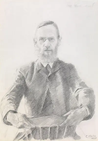 Erik Werenskiold av Christian Krohg