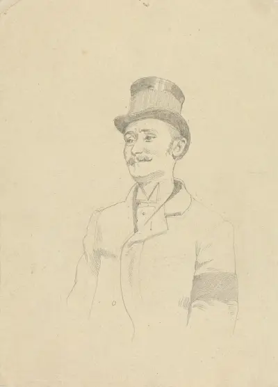 Fabrikkeier Schøning av Christian Krohg