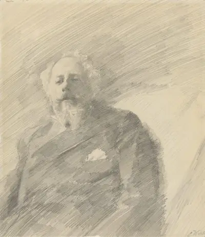 Holger Drachmann av Christian Krohg