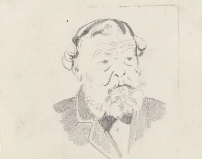 Mannsportrett av Christian Krohg