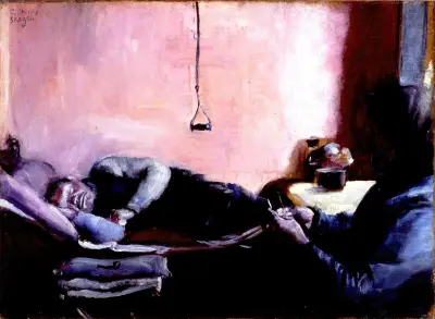 Niels Gaihedes eftermiddagslur av Christian Krohg
