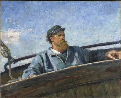 North Wind av Christian Krohg
